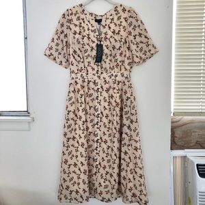 Roolee || floral midi dress